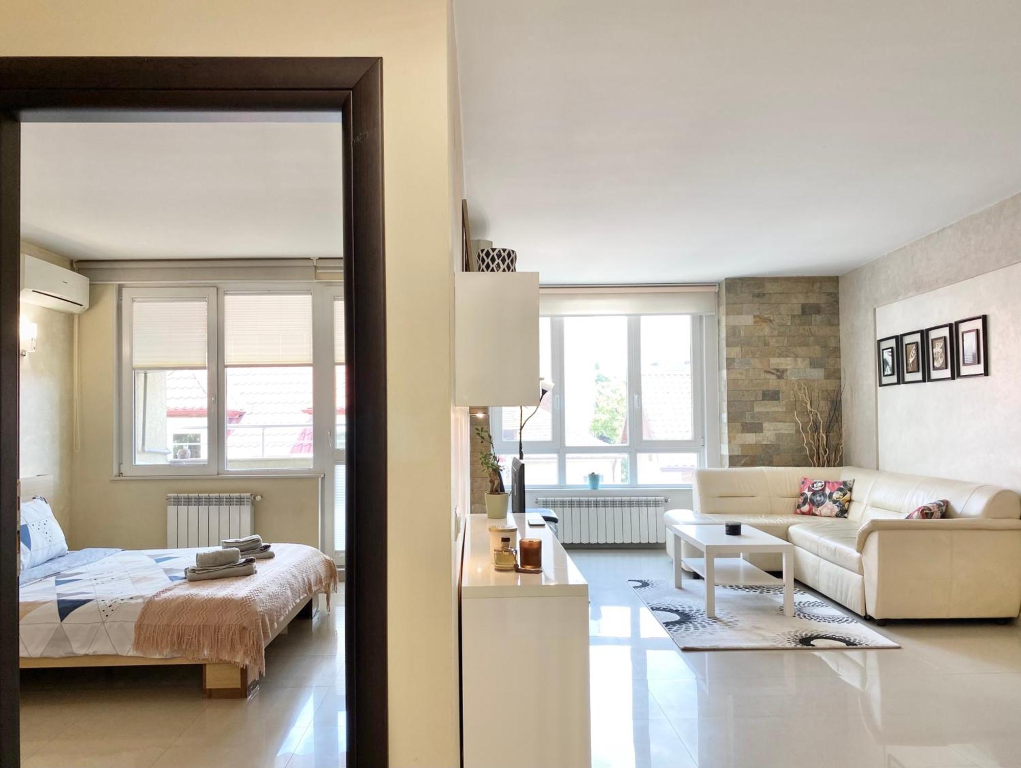 Entire Apartment For 4 Guests In Sofia Buitenkant foto